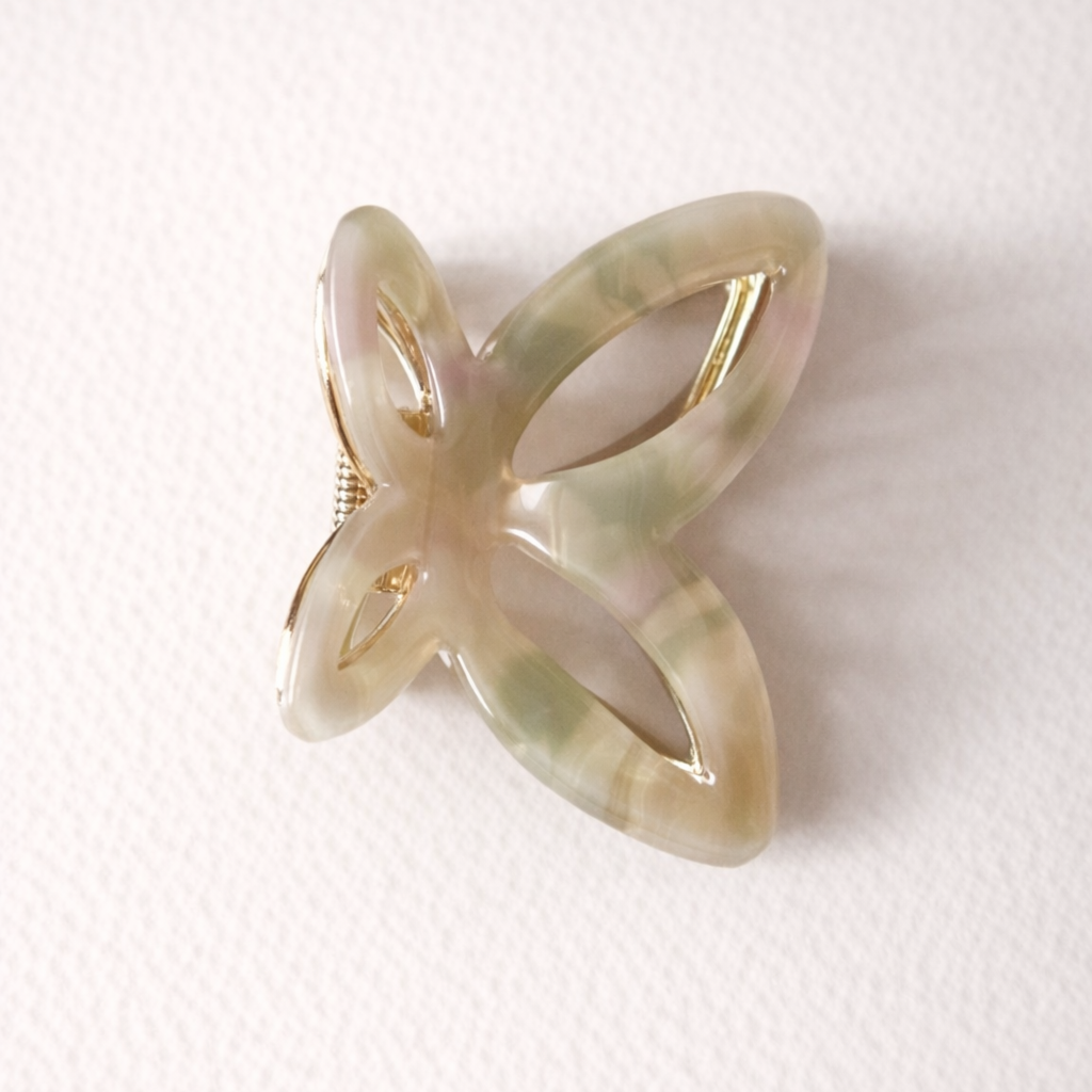 Skřipec do vlasů MOTÝL Jade Breeze2